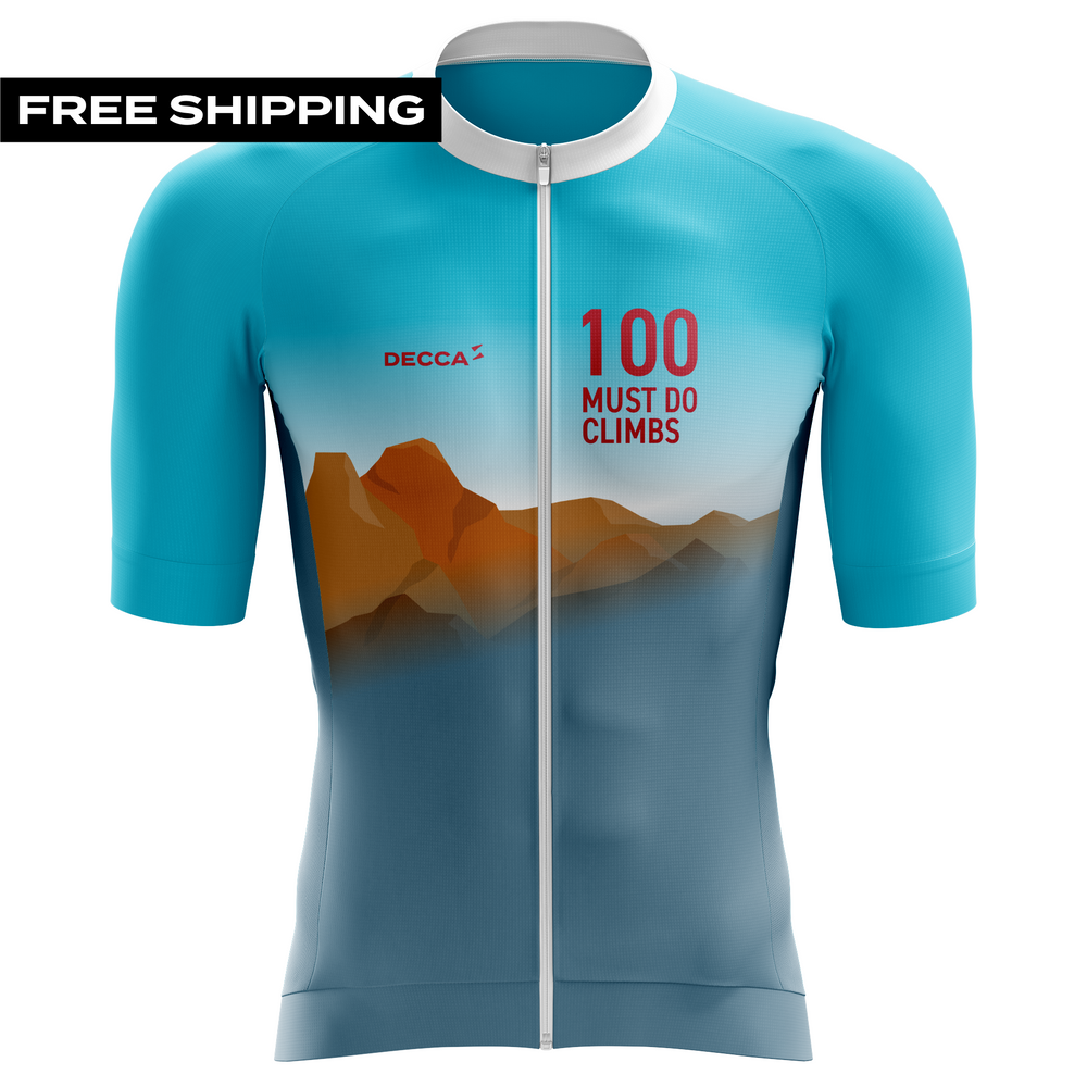 100 must do climbs jersey