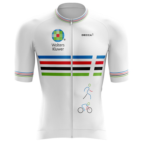 Cycling Jersey Wolters Kluwer White